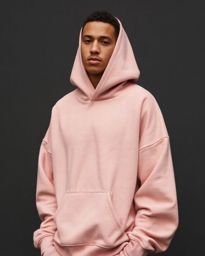 Baby Pink Oversized Essential Hoodie | NORULES