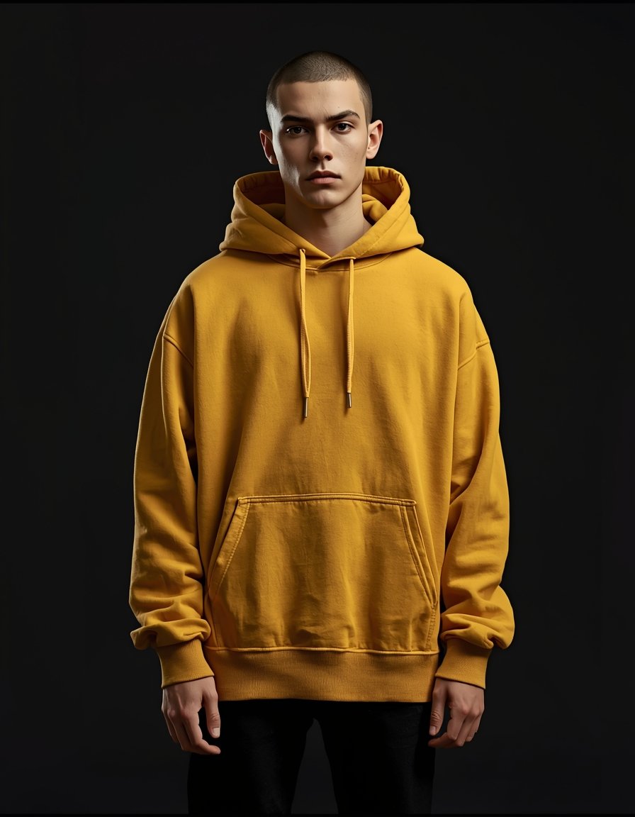Yellow Oversized Essential Hoodie | NORULES