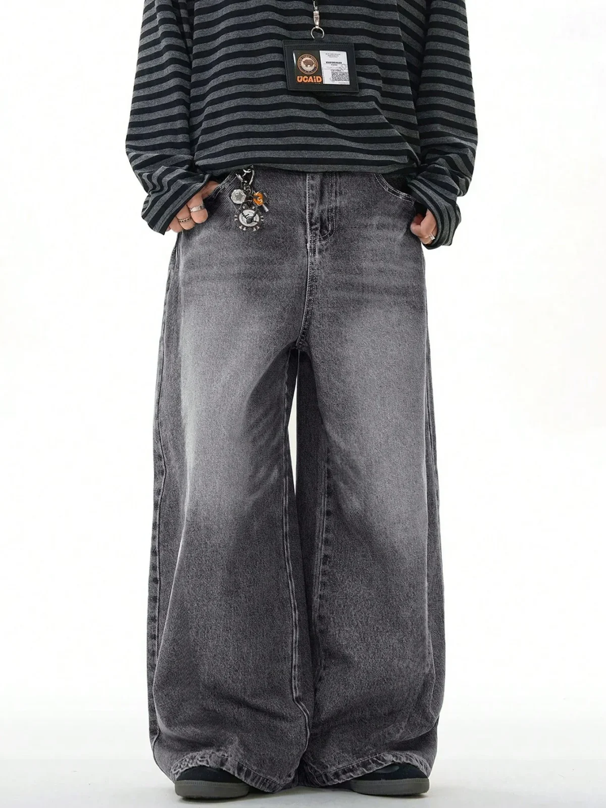 NORULES® Iron Grey Japan Baggy Jeans