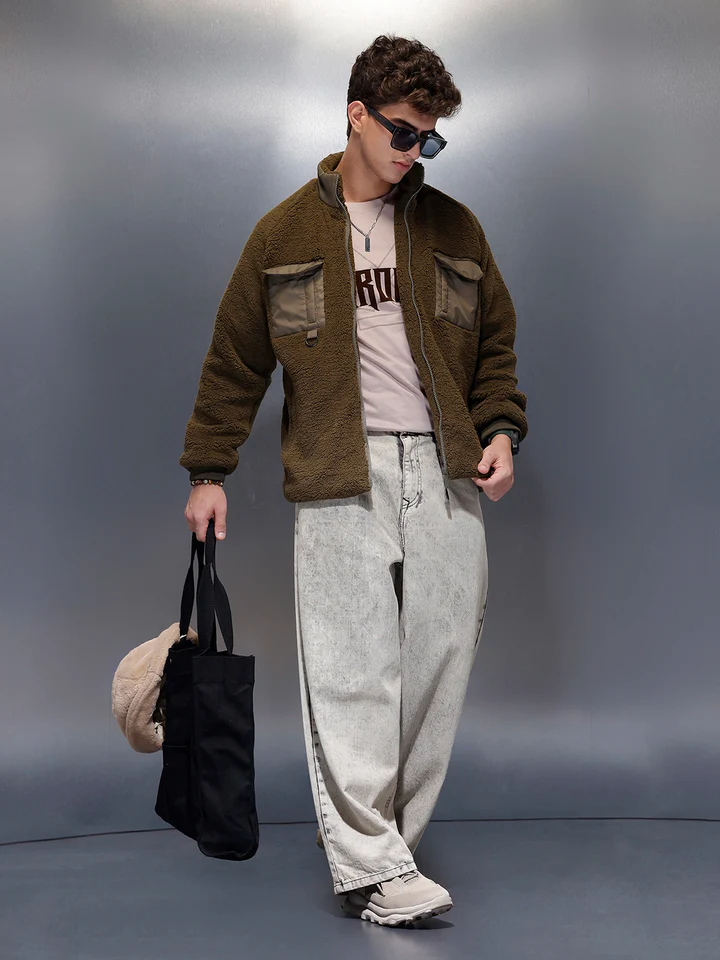 NORULES® Men's Casual Oversized Jacket | Olive