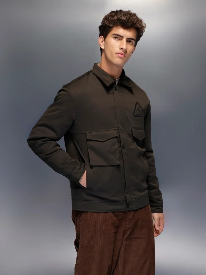 NORULES® Men's Casual Comfort Fit Jacket | Olive