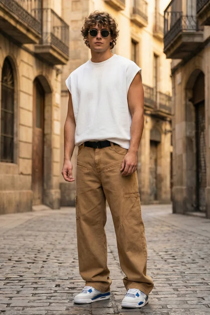 NORULES® Khaki 8 Pocket Woven Baggy Fit Exclusive