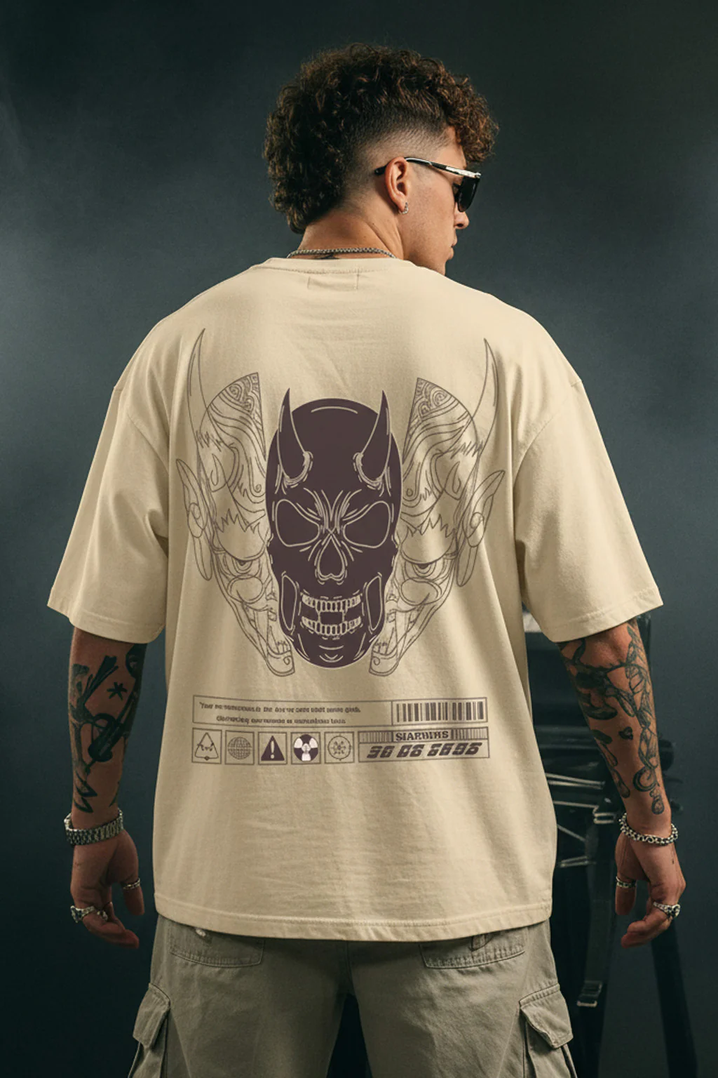 Phobia Swanwhite Oversized Graphic Printed T-shirt